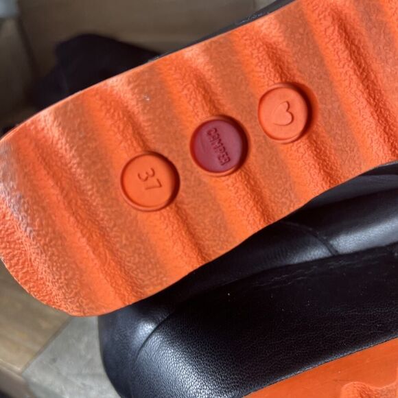 Camper Rain Boots Knee High Gore Tex Womens 6.5/ Eur 37 Black Side Zip Boots - Picture 10 of 10